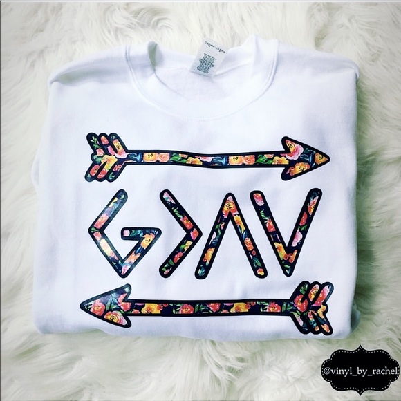 Jerzees Tops - God is Greater Than the Highs & Lows Sweatshirt